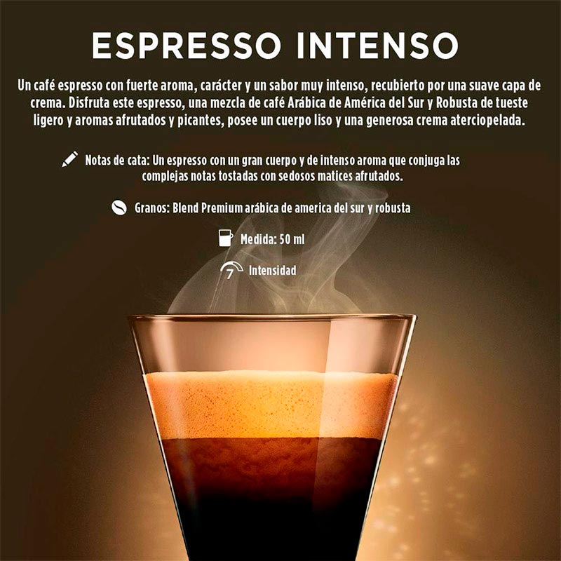Cápsulas Nescafé Dolce Gusto Espresso Intenso
