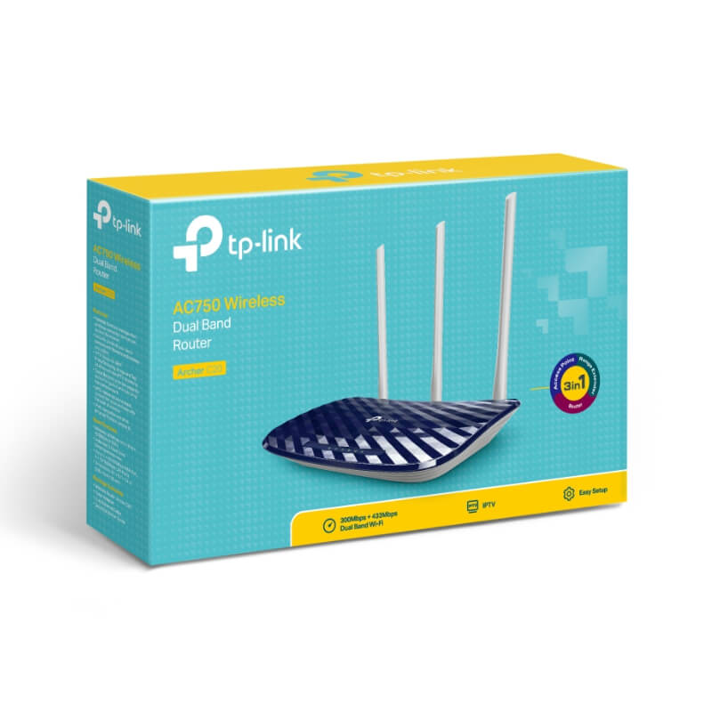 Router TP-Link Archer C20 Doble Banda 733Mbps