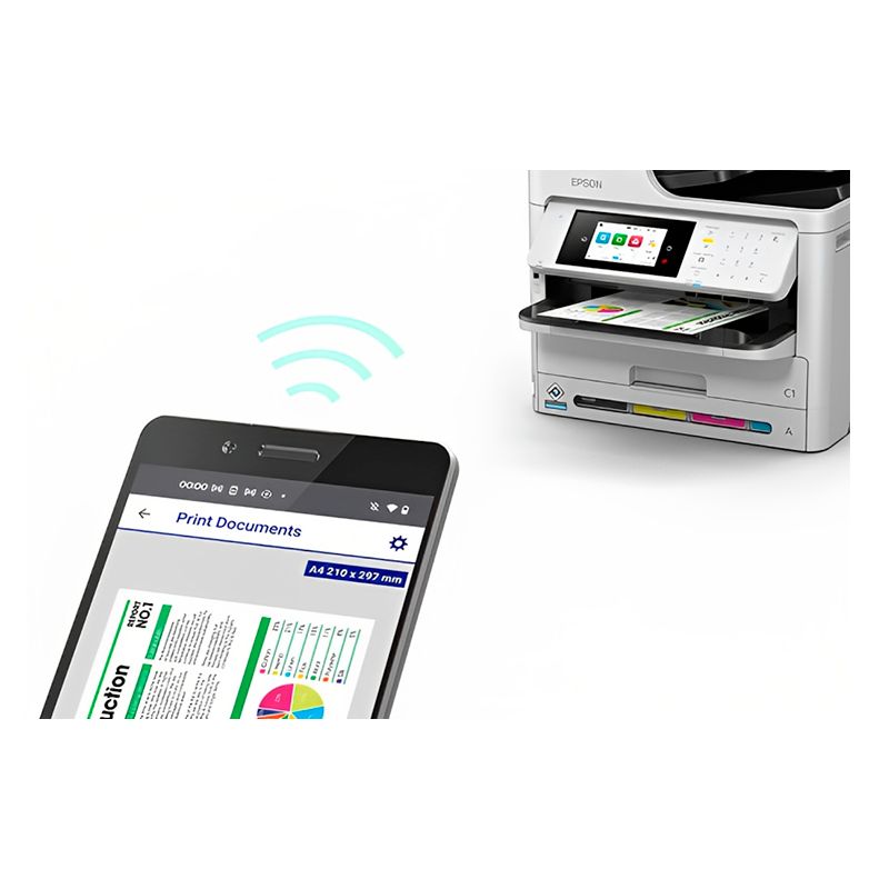 Impresora Epson Inyección Multifuncional WorkForce Pro WF-C5810 Wi-Fi