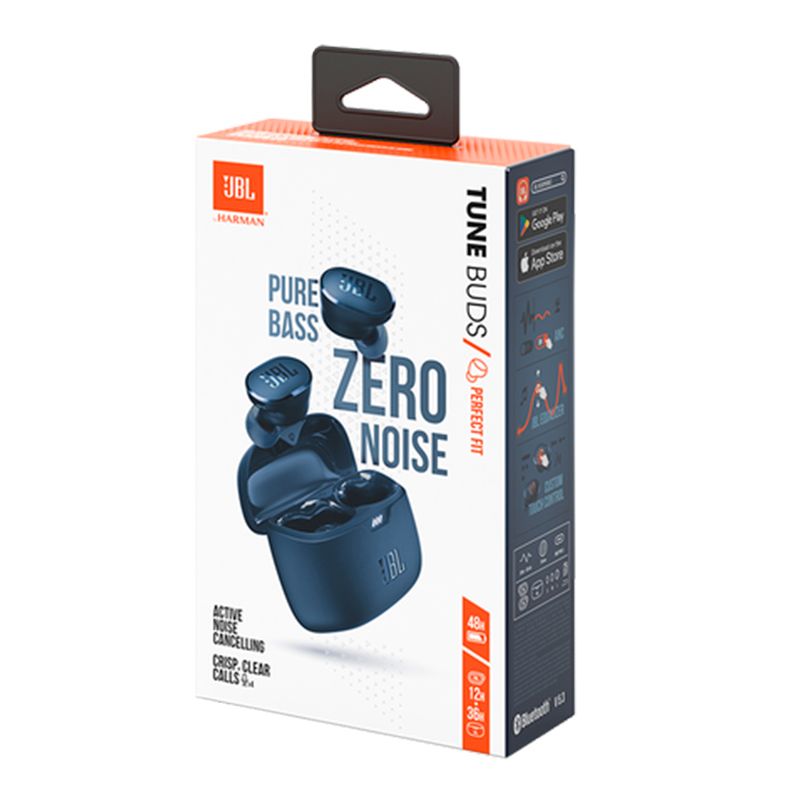 Audífonos Bluetooth JBL Tune Buds in-ear con Micrófono Azul