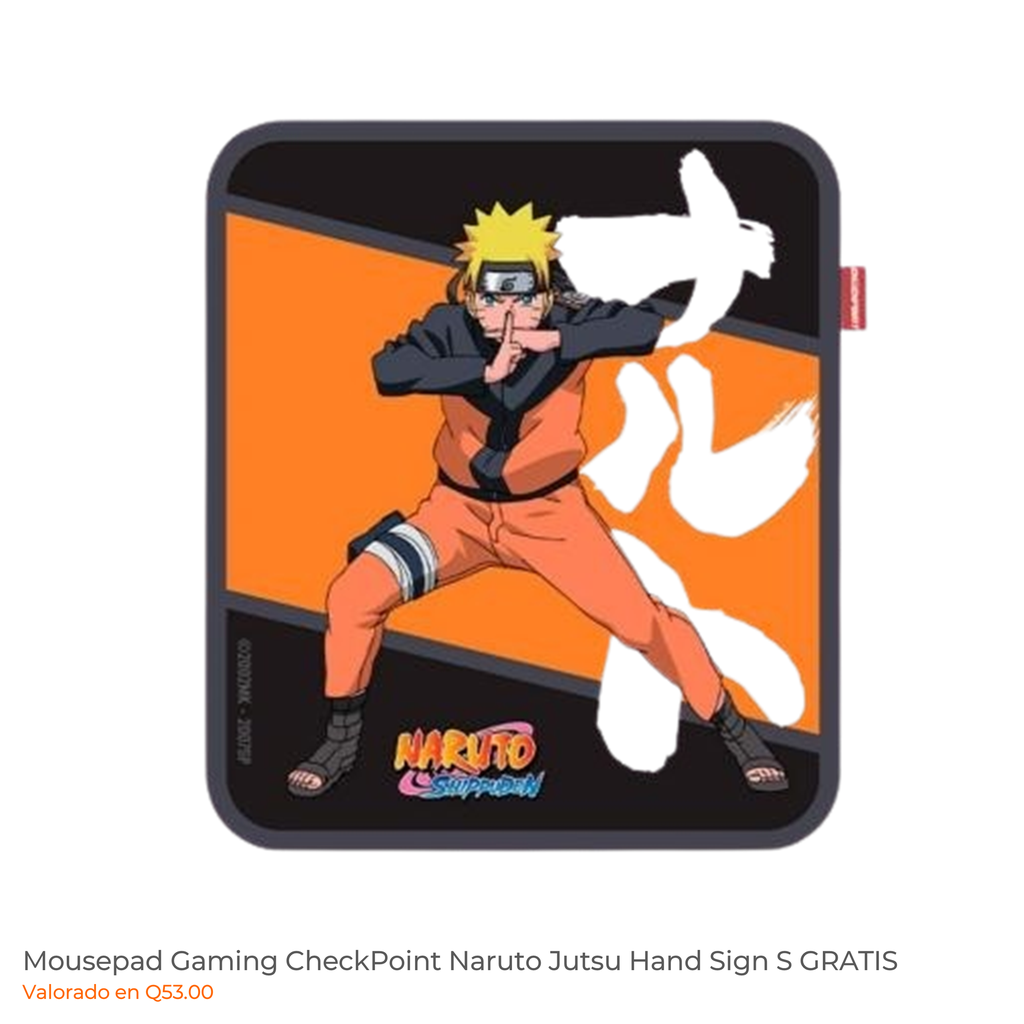 Mouse Gaming Alámbrico Óptico Naruto MX-200 10000 DPI 7 Botones RGB Edición Ninja Naruto