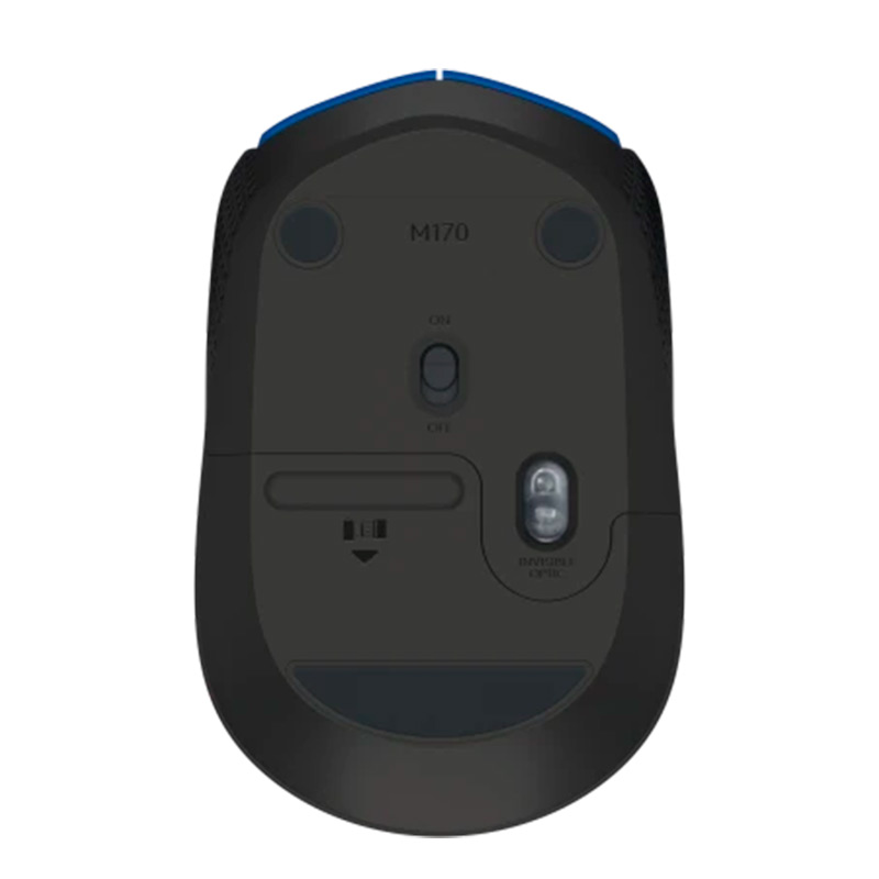 Mouse Inalámbrico Logitech M170 Óptico 1000DPI Azul/Gris