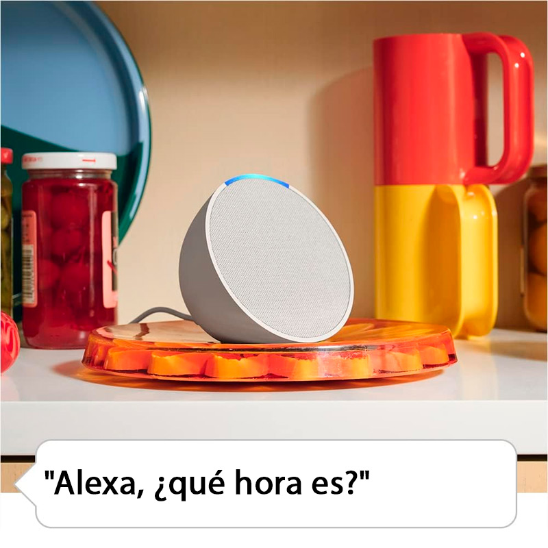 Bocina Amazon Echo Pop Smart Negro Con Alexa