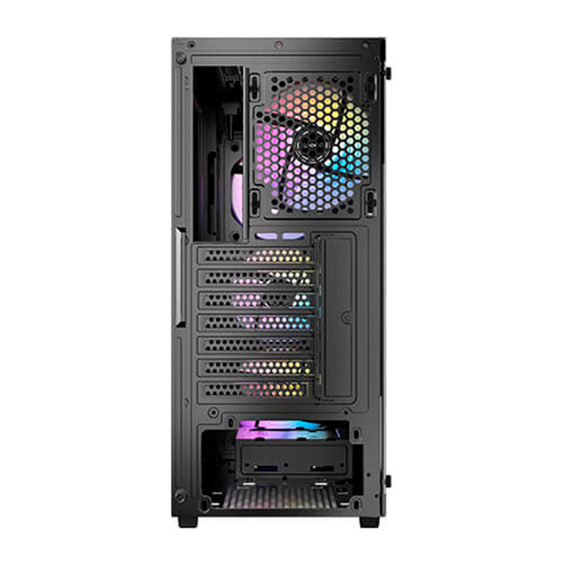 Case Gaming Antec AX61 Élite Media Torre Vidrio Templado ATX Negro (Sin Fuente)