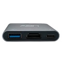 Adaptador USB-C a HDMI AON AO-AD-1017 Macho-Hembra Negro