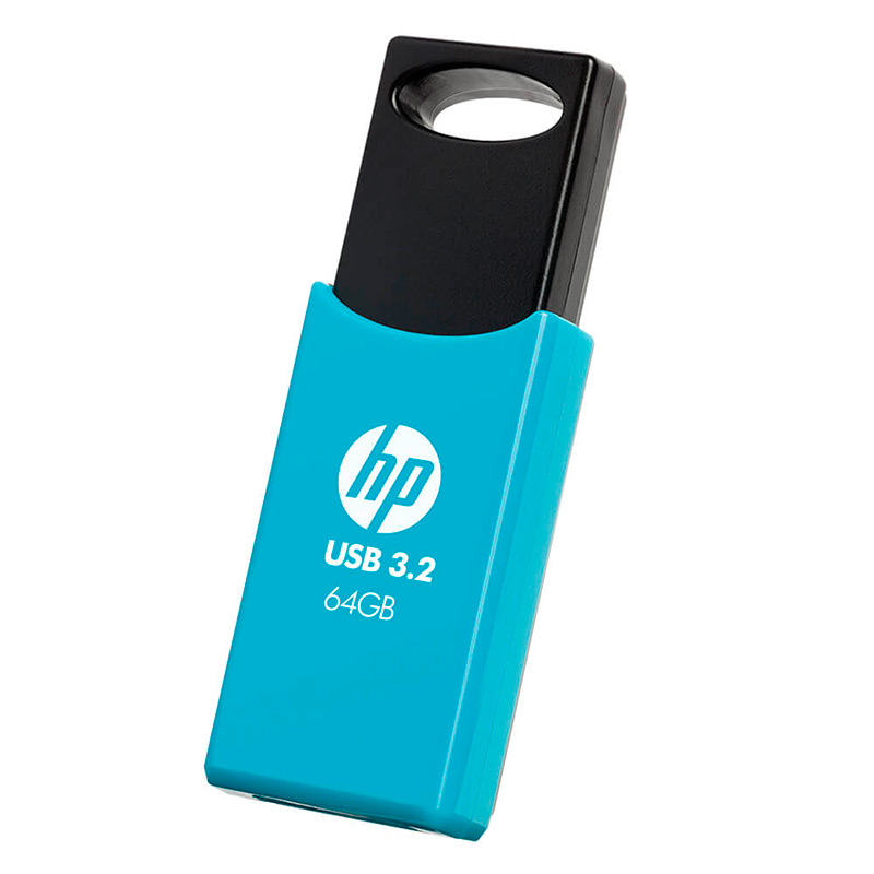 Memoria USB HP 64GB 712w 3.2 Flash Drives Azul/Negro