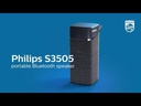 Bocina Philips S3505 Bluetooth 5W Gris