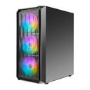 Case Gaming Antec NX292 Media Torre Vidrio Templado ATX Negro