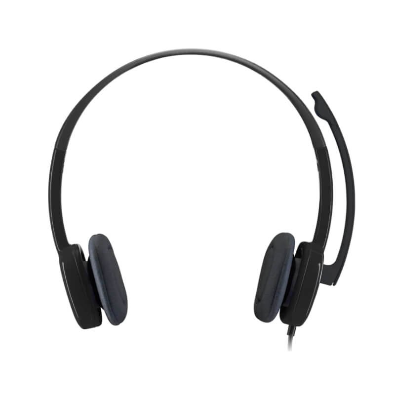 Audifonos Logitech 3.5mm tipo Headset H151 con Micrófono Negros