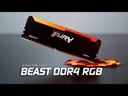 Memoria DDR4 DIMM 32GB Kingston Fury Beast RGB 3200MHz CL16