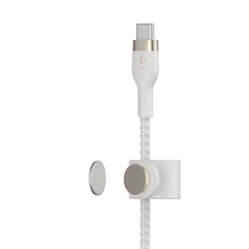 Cable USB-C a Lightning Belkin BoostCharge Pro Flex 3 Metro Blanco