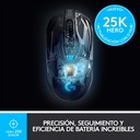 Mouse Gaming Inalámbrico Logitech G903 Hero 2 25600DPI Negro