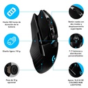 Mouse Gaming Inalámbrico Logitech G903 Hero 2 25600DPI Negro