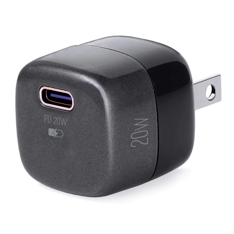 Cargador de Pared Argom Volta P2 Fast Charge Nano Pro PD USB-C 20W Negro