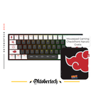 Teclado Gaming Mecánico Alámbrico Checkpoint Naruto KX-400 RGB Edición Akatsuki