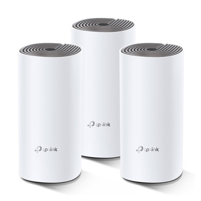 Sistema Mesh Wi-Fi tp-link Deco E4 AC1200 Doble Banda 3-Pack blanco