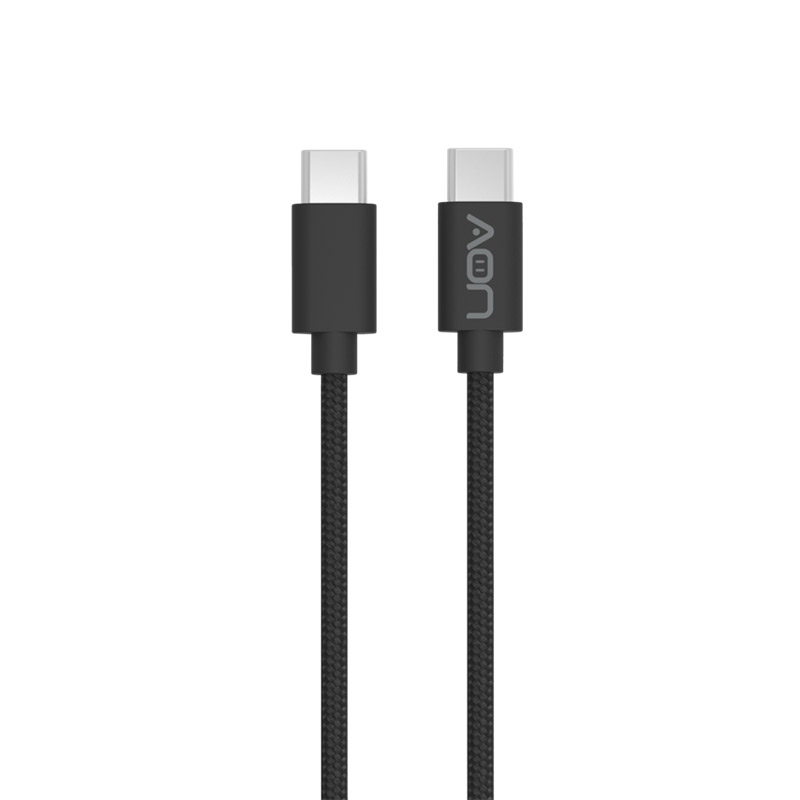 Cable USB-C a USB-C AON AO-CB-5014 1 Metro Negro 5Gbps 65W