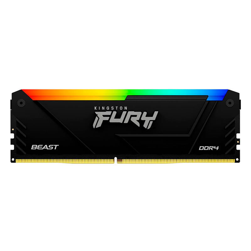 Memoria DDR4 DIMM 8GB Kingston Fury Beast RGB 3200MHz CL16