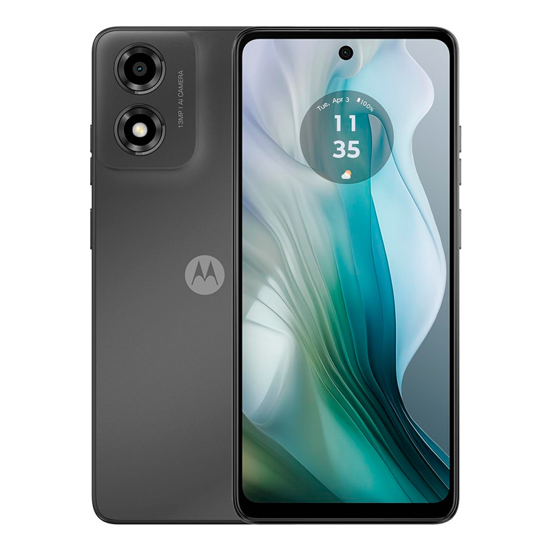 Celular Motorola E14 6.5" 64GB 2GB RAM Dual SIM Gris Oscuro